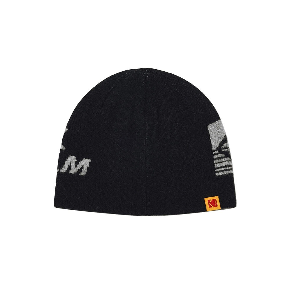 コダックアパレル ロゴ編み ビーニー BLACK