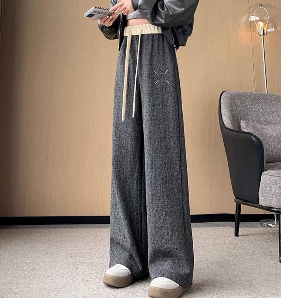 レディース パンツ ボトムス ストレートパンツ スラックス フルレングス ストレート ノータック ベルト ファスナー センタープレス かわいい 大人可愛い