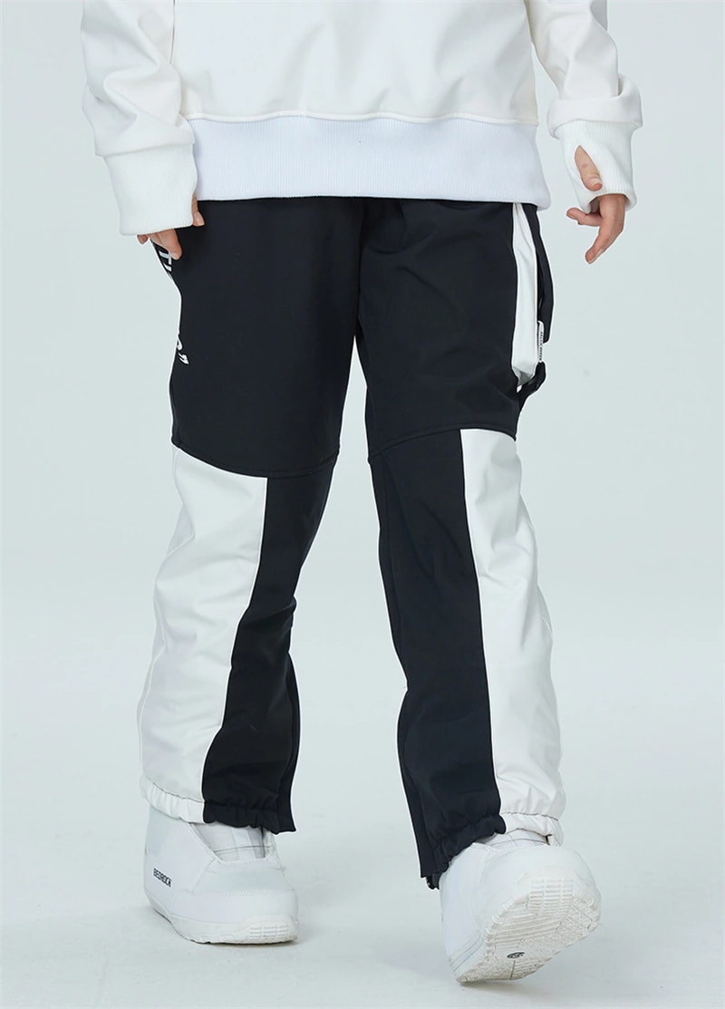 スノーボードウェア パンツ 単品 メンズ レディース スノーウェア スキーウェア 雪遊び 防寒着 スノボ ボトムス 配色 切り替え