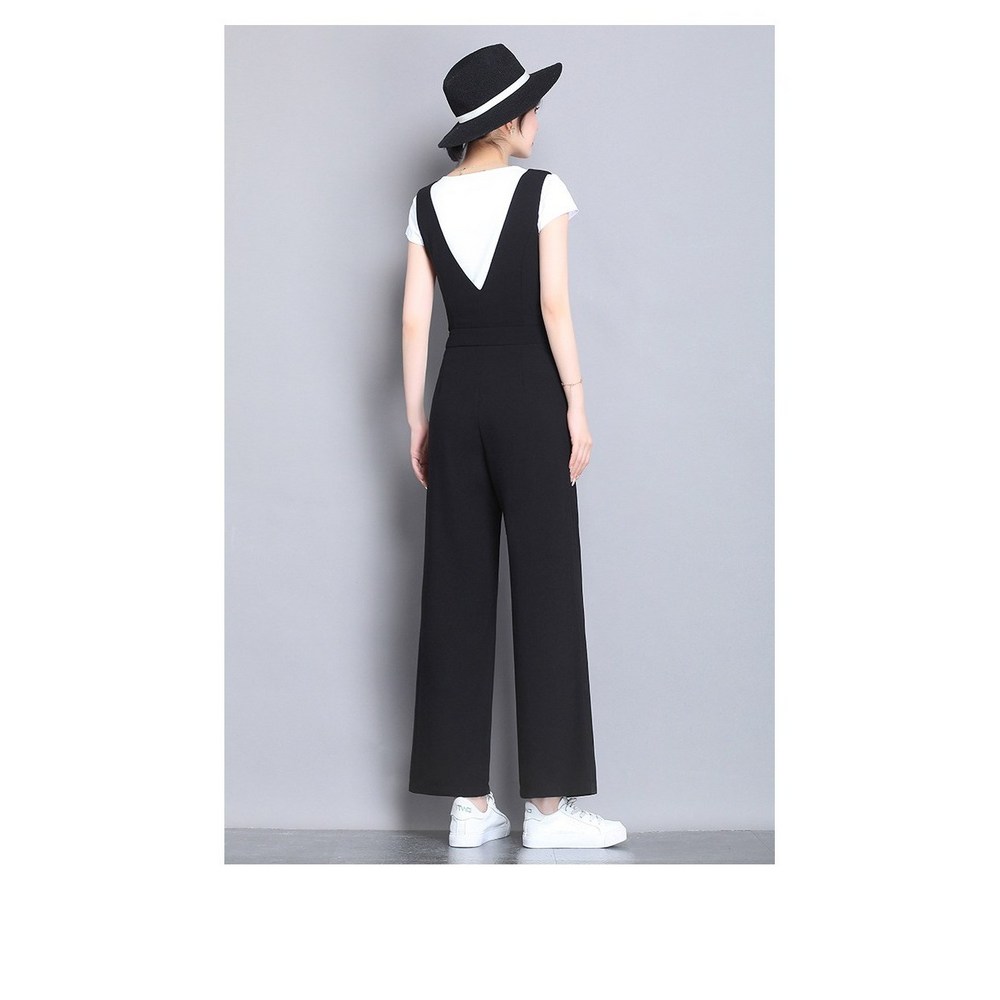 ANYOU レディース四季紐ブイサスペンションパンツジャンプスーツ