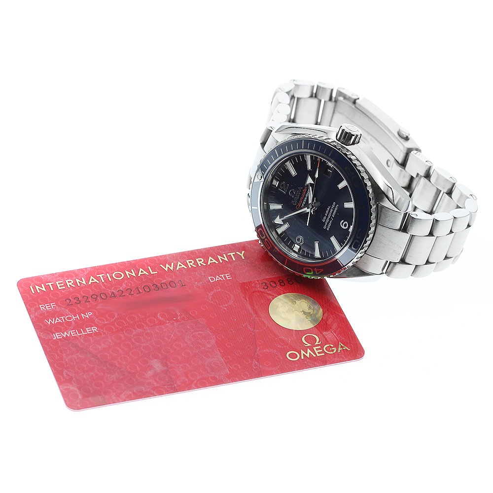 オメガ OMEGA 232.90.42.21.03.001 シーマスター プラネットオーシャン 600M デイト 自動巻き メンズ 良品 保証書付き_895547【中古】 オメガ OMEGA 232.90.42.21.03.001 シーマスター プラネットオーシャン 600M デイト 自動巻き メンズ 良品 保証書付き_895547【中古】