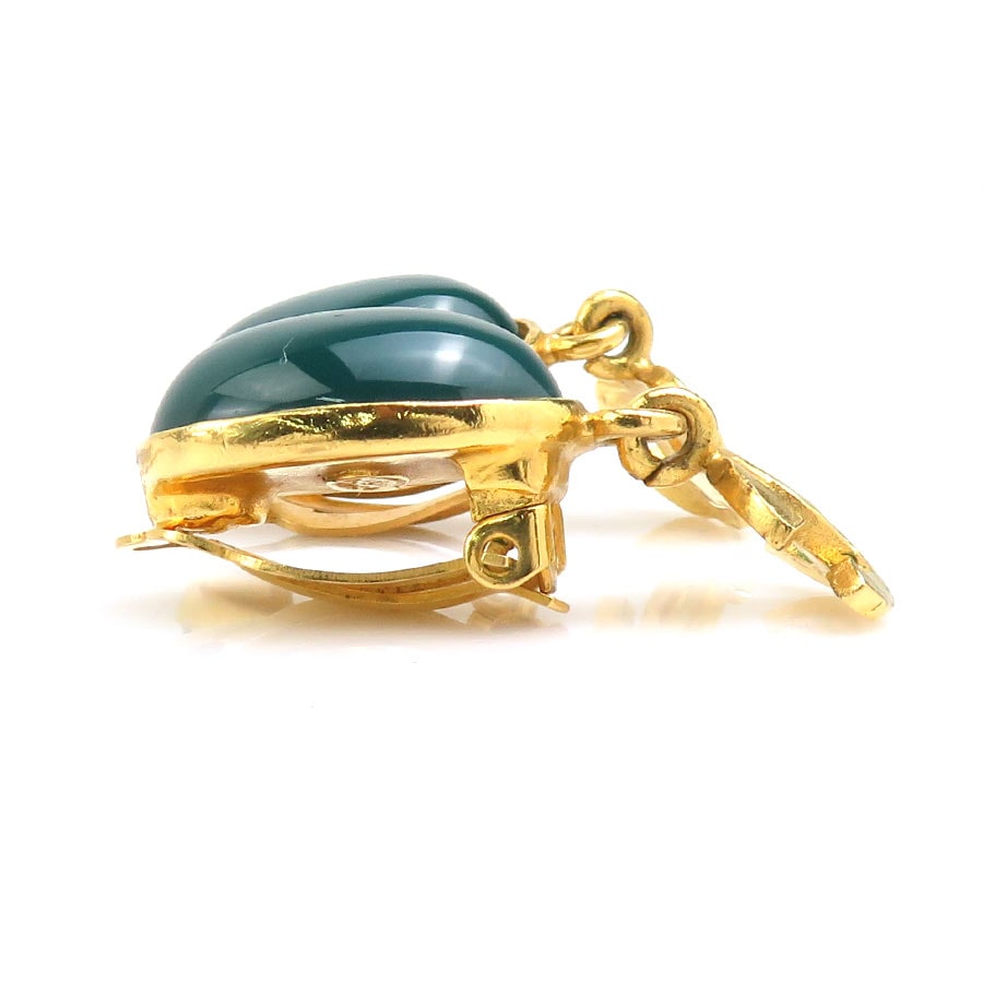 シャネル CHANEL イヤリング ココマーク メタル/ストーン ゴールド/グリーン レディース e60564a シャネル CHANEL イヤリング ココマーク メタル/ストーン ゴールド/グリーン レディース e60564a