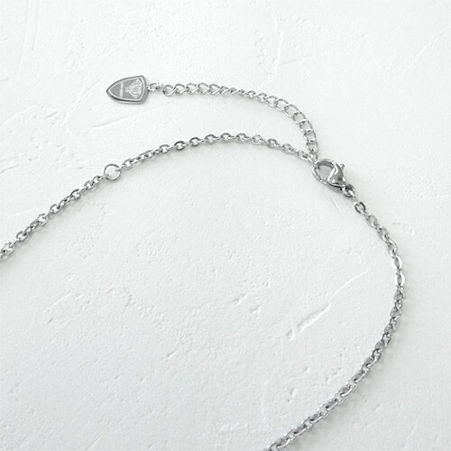 LH-1 ステンレス ダブルリングネックレス (ブラック) 04N124SM ネックレス メンズ ブランド プレゼント 誕生日 [メ