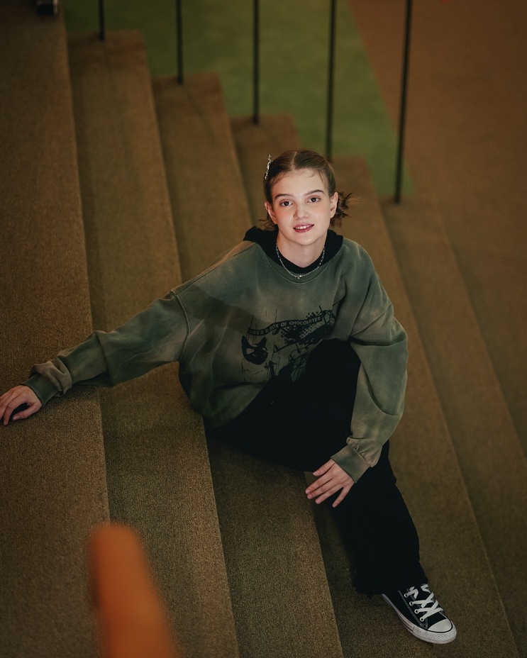 [WV PROJECT]★RUN PICTURE DYEING SWEATSHIRT WV PROJECT] Run Picture Dyeing Sweatshirt トレーナー