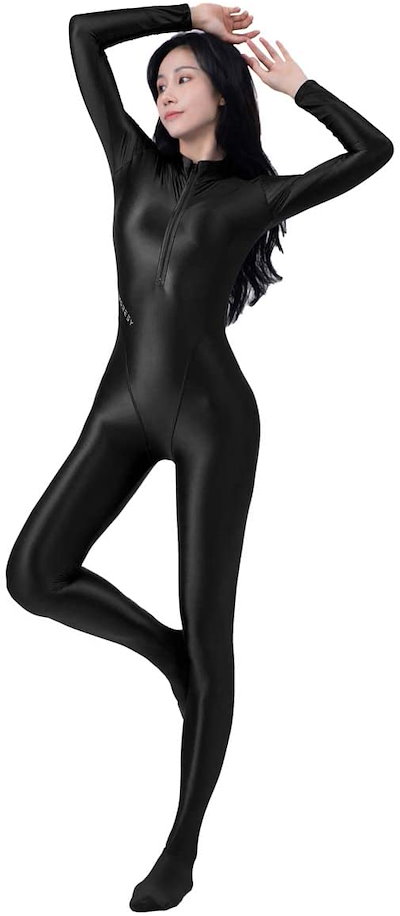 本人出品　REALISE 赤フロントジッパー　タイツ　黒水着 ジッパー付き 51Y4kr3WWUL._UY350_.jpg