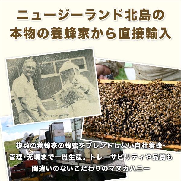 マヌカハニー MGO 50+ マルチフローラル 500g 2本セット ニュージーランド産 蜂蜜 無添加 非加熱 天然生はちみつ