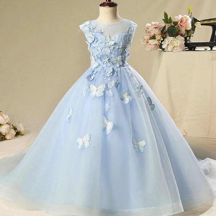 即納可能ピアノ発表会 ドレス 子供 ドレス 中学生 ワンピース キッズドレス フラワーガール ベールガール リングガール ライトブルー トレーン フラワーガール フォーマル 女の子 結婚式 入学式 に 即納可能ピアノ発表会 ドレス 子供 ドレス 中学生 ワンピース キッズドレス フラワーガール ベールガール リングガール ライトブルー トレーン フラワーガール フォーマル 女の子 結婚式 入学式 に