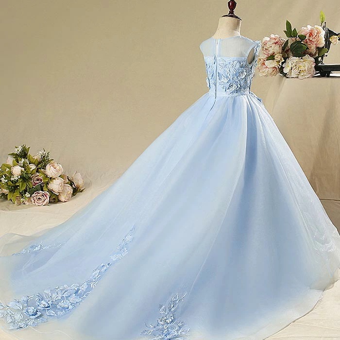 即納可能ピアノ発表会 ドレス 子供 ドレス 中学生 ワンピース キッズドレス フラワーガール ベールガール リングガール ライトブルー トレーン フラワーガール フォーマル 女の子 結婚式 入学式 に 即納可能ピアノ発表会 ドレス 子供 ドレス 中学生 ワンピース キッズドレス フラワーガール ベールガール リングガール ライトブルー トレーン フラワーガール フォーマル 女の子 結婚式 入学式 に