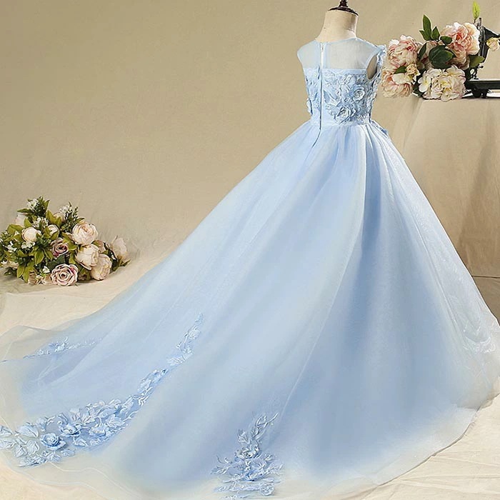 即納可能ピアノ発表会 ドレス 子供 ドレス 中学生 ワンピース キッズドレス フラワーガール ベールガール リングガール ライトブルー トレーン フラワーガール フォーマル 女の子 結婚式 入学式 に 即納可能ピアノ発表会 ドレス 子供 ドレス 中学生 ワンピース キッズドレス フラワーガール ベールガール リングガール ライトブルー トレーン フラワーガール フォーマル 女の子 結婚式 入学式 に