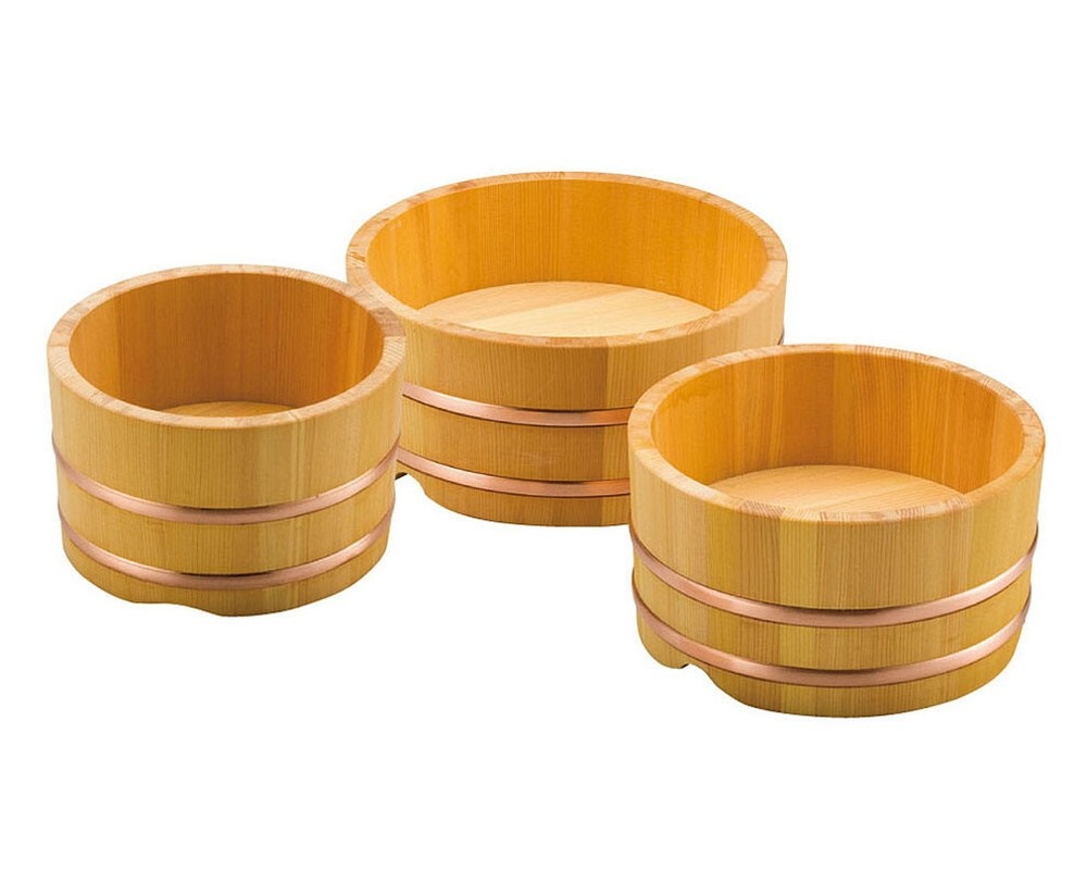 日本製 桶 丼ぶり... : キッチン用品 うどん桶 椹 さわら 最新品定番