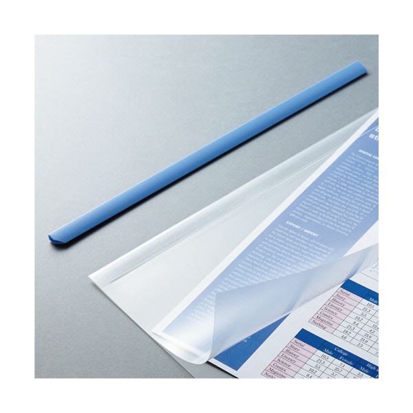 （まとめ） TANOSEEリサイクルレールホルダー A3ヨコ 20枚収容 白 1パック（10冊） [x5セット]