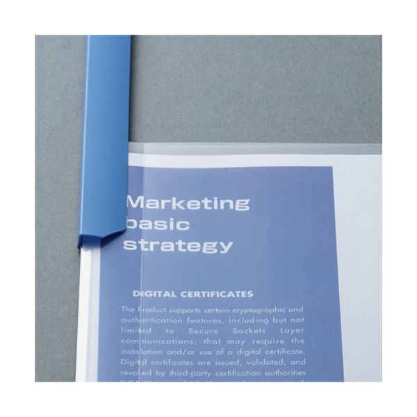 （まとめ） TANOSEEリサイクルレールホルダー A3ヨコ 20枚収容 白 1パック（10冊） [x5セット]