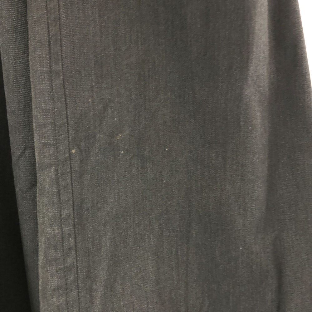 ✨美品✨XL✨Paul Smith 比翼仕立て ロングコート ブラック 42 ポールスミスブラック ロングコート バイカラー ウエスト紐 MOON