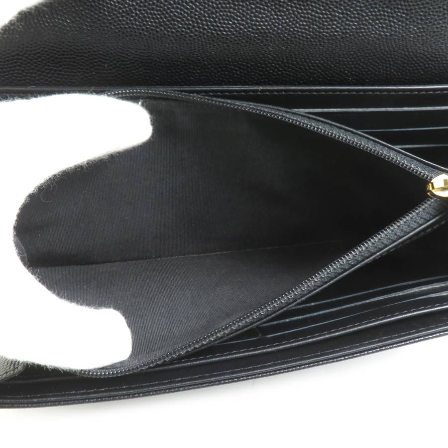 シャネル CHANEL 長財布 ドーヴィル キャビアスキンレザー ブラック レディース A80053 90056a シャネル CHANEL 長財布 ドーヴィル キャビアスキンレザー ブラック レディース A80053 90056a