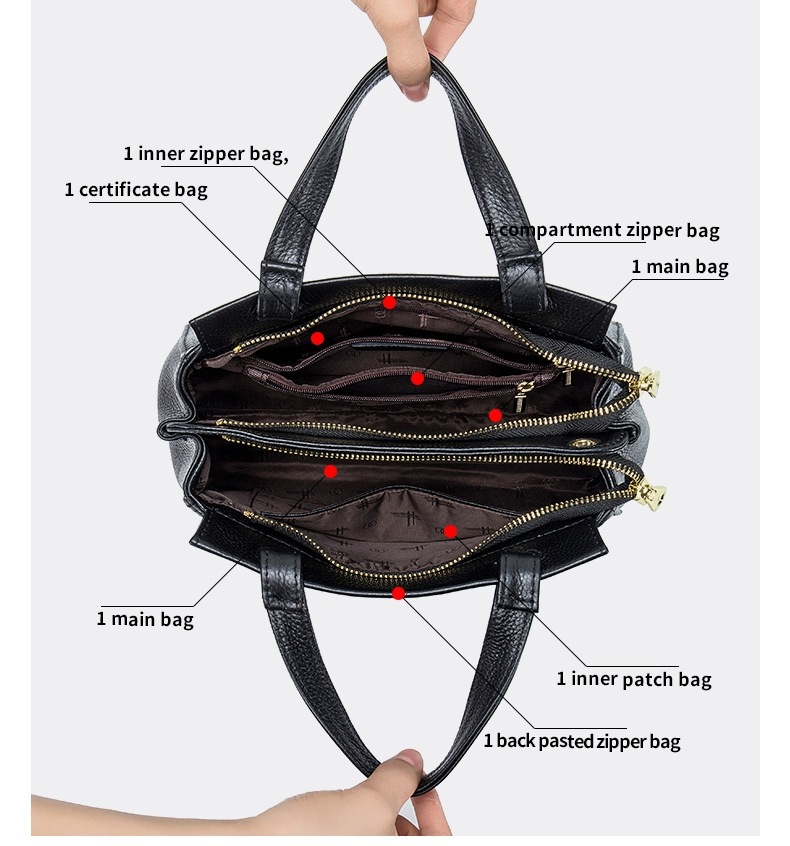 新しい韓国2Wayバック上质ショルダーバッグ 本革トートバック 多機能大容量ハンドバッグ 新しい韓国2Wayバック上质ショルダーバッグ 本革トートバック 多機能大容量ハンドバッグ