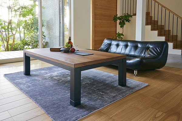 リビングこたつ センターテーブル 長方形 150x85cm 4段階高さ調節