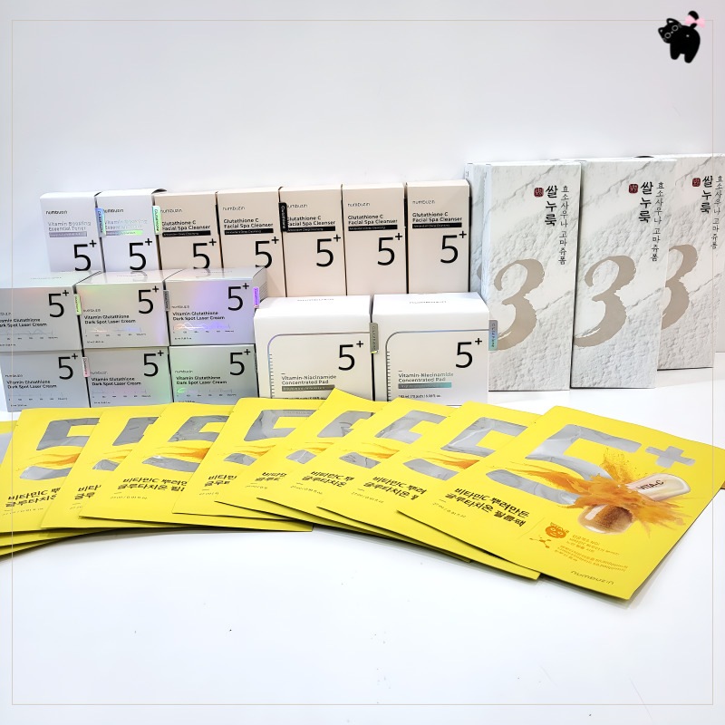 【正規品】[人気3点セット] 5番 白玉グルタチオンC ビタ水液 エッセンシャル トナー 200ml + 自国痕跡アンプル(30mlx2個) + gift (5番マスクパック1枚)