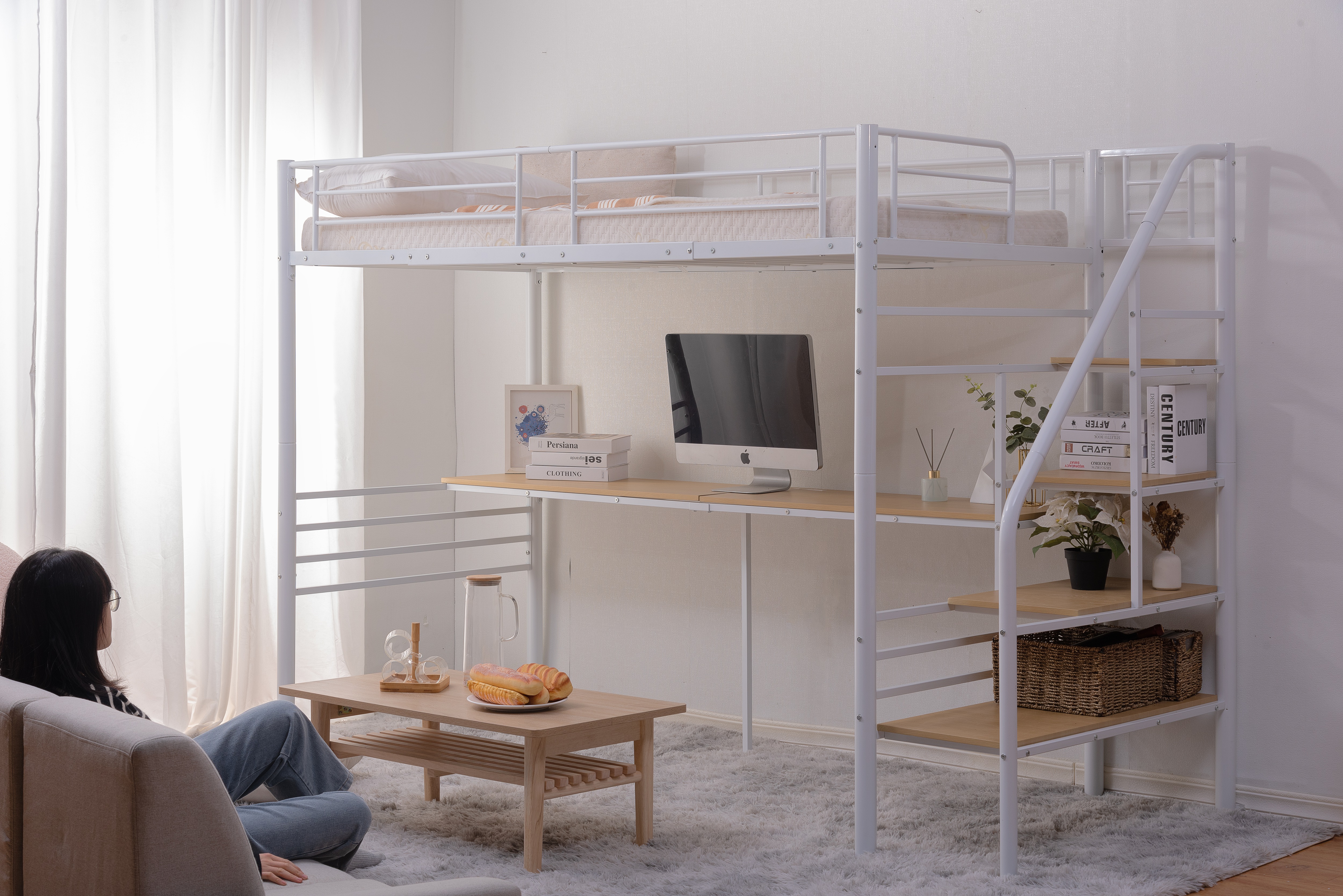 【即日発送】【マットレス付き】ロフトベッド 階段付き パイプベッド シングル コンセント付き 収納 子供ベッド 子供部屋二段ベッド スチール 耐震 ベッド シングル パイプベッド パイプ 【即日発送】【マットレス付き】ロフトベッド 階段付き パイプベッド シングル コンセント付き 収納 子供ベッド 子供部屋二段ベッド スチール 耐震 ベッド シングル パイプベッド パイプ