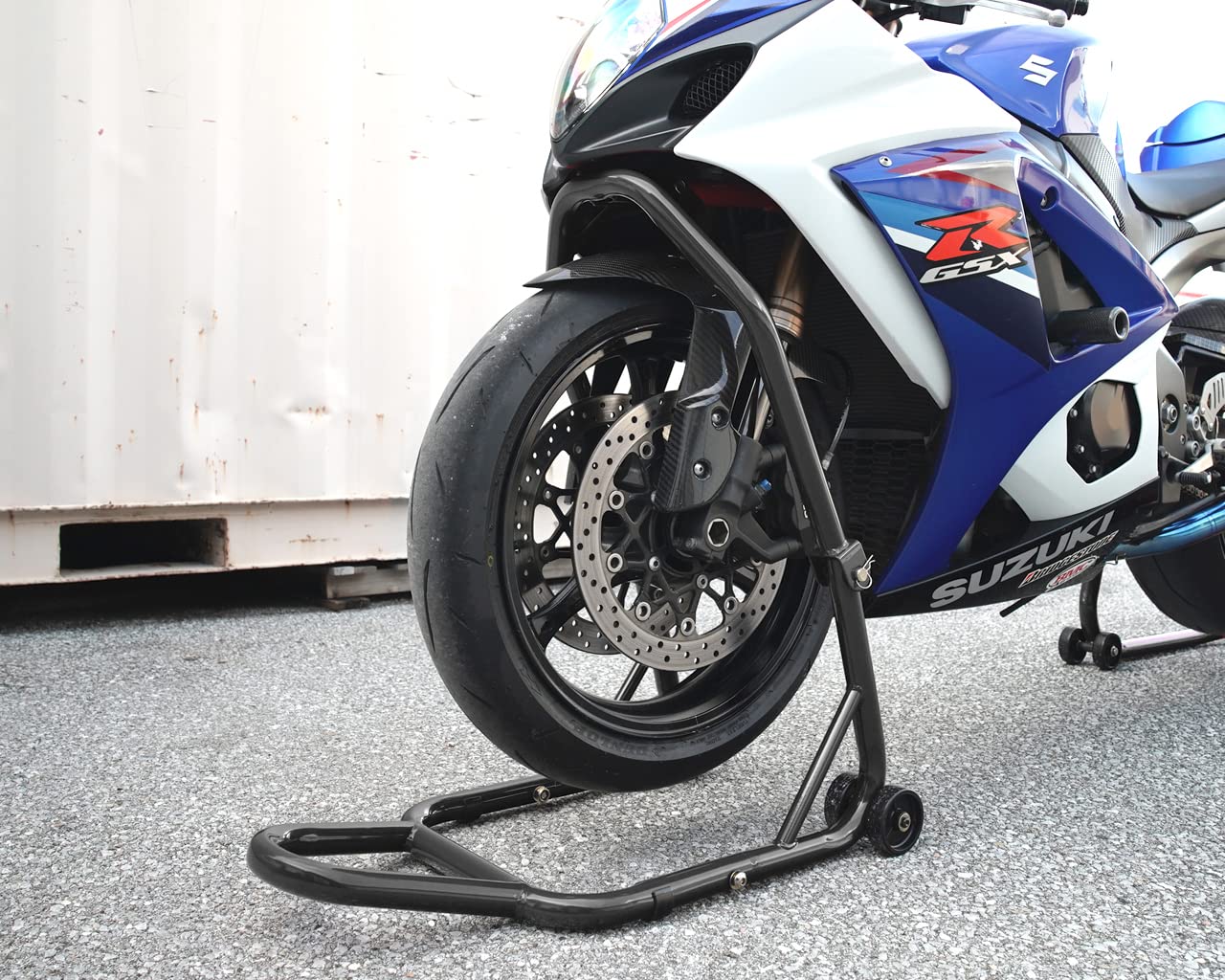 ツールズアイランド(Toolsisland) フロントスタンド メンテナンススタンド バイクスタンド 取扱説明書付 (レッド) 51603