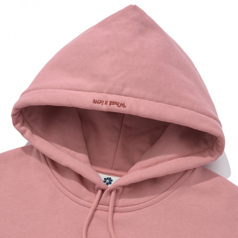 Whatitisnt レディースフローリーワッフェンクロップパーカーピンク Whatitisnt レディースフローリーワッフェンクロップパーカーピンク