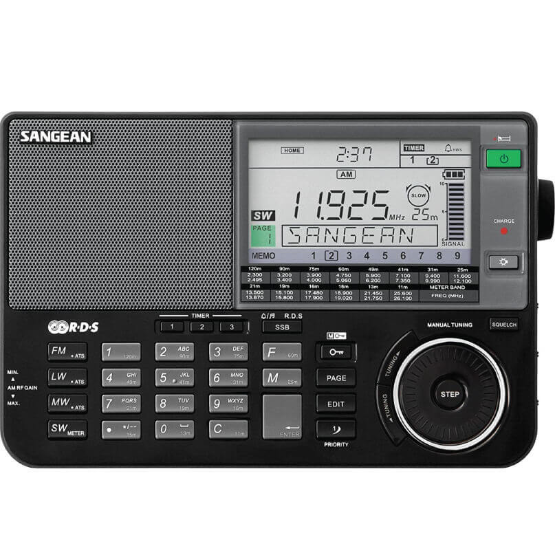 Sangean ATS-909X ワールドバンドラジオ AM FM ステレオポータブル受信機