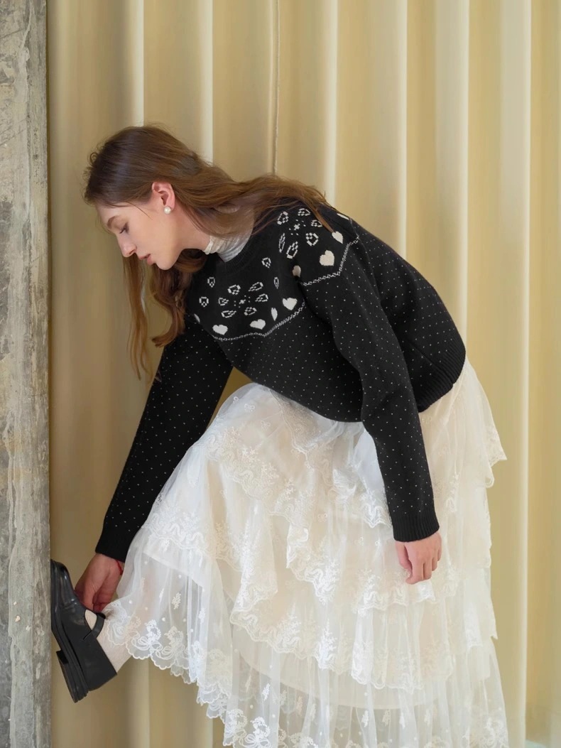 無地 フリル ウエストゴム ティアード フレア/Aライン ロングスカート [ホワイト]