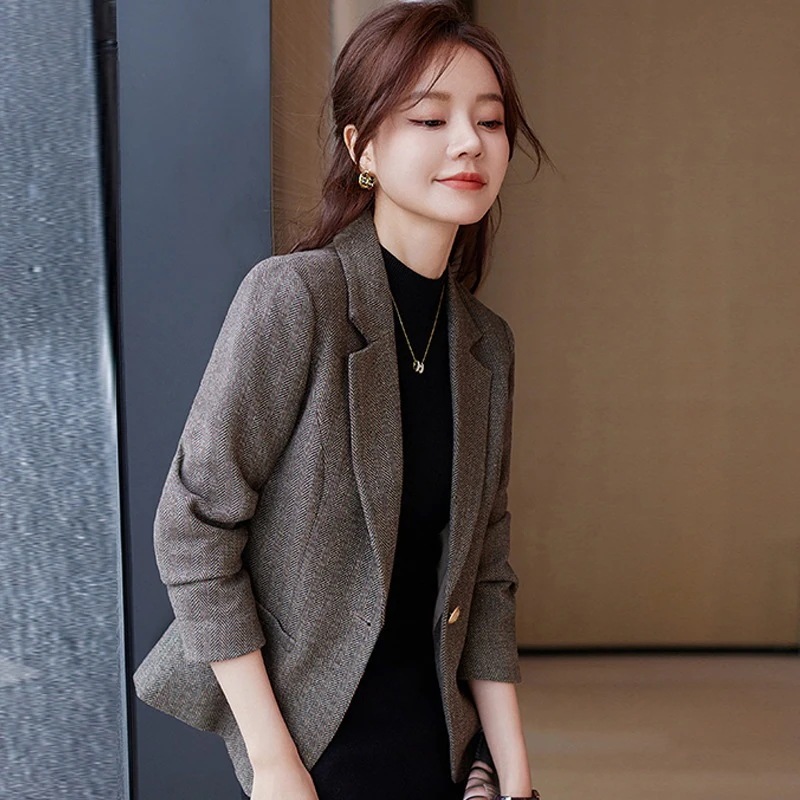 ショート 秋 高級感 小柄 春秋 レディース 新作 スーツアウター スーツアウター アウター アウターレディース ショート 秋 高級感 小柄 春秋 レディース 新作 スーツアウター スーツアウター アウター アウターレディース