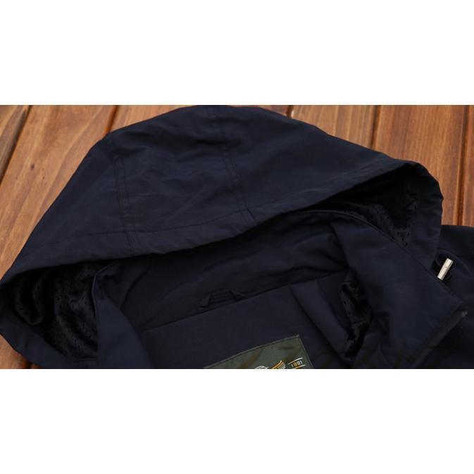 【即納】撥水 防風 マウンテンパーカー メンズ ジャンパー アウター カジュアル 大きいサイズ フード付き 裏メッシュ 薄手 ウインドブレーカー 春秋 秋服 新作