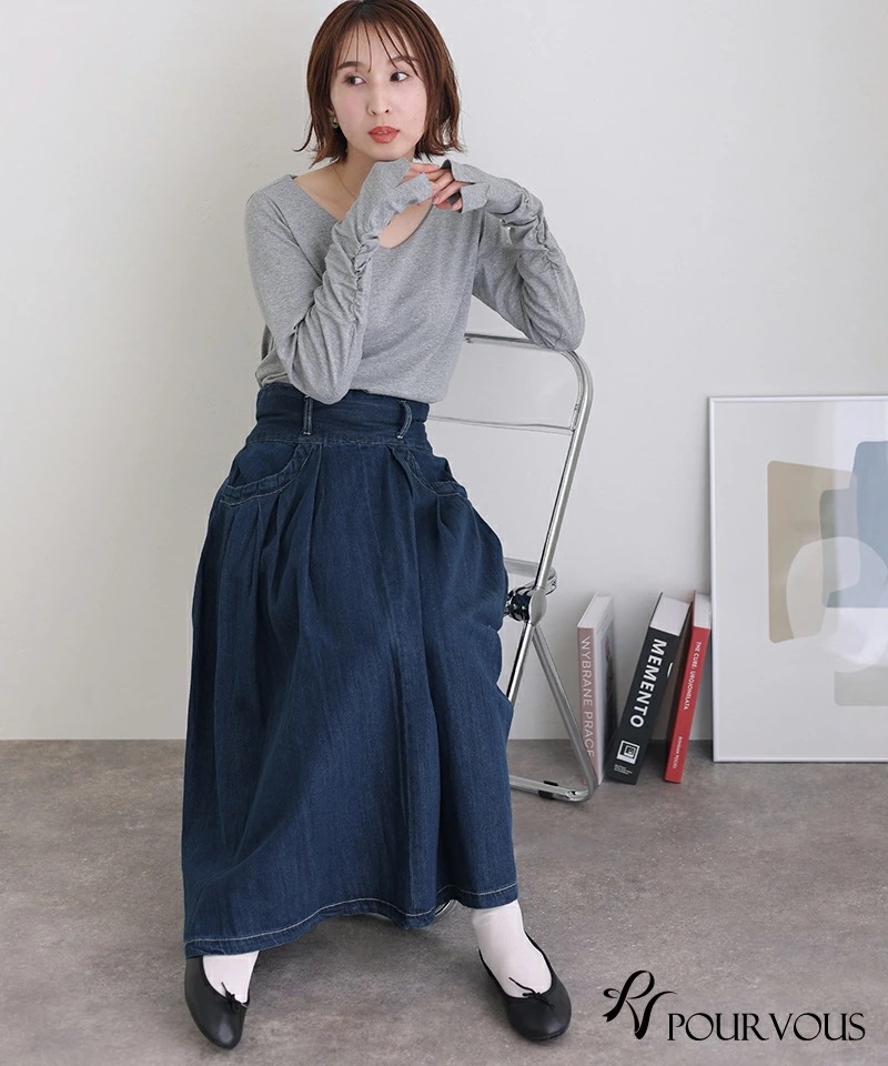 おしゃれ 女の子 大人可愛い オフィスカジュアル スカート レディース ボトムス オフィス 大人かわいい きれいめ 上品 新作 大きいサイズ フレアスカート 春 お出かけ フレア ウエストゴム デニム mdprevattcaulkingandwaterproofing.com