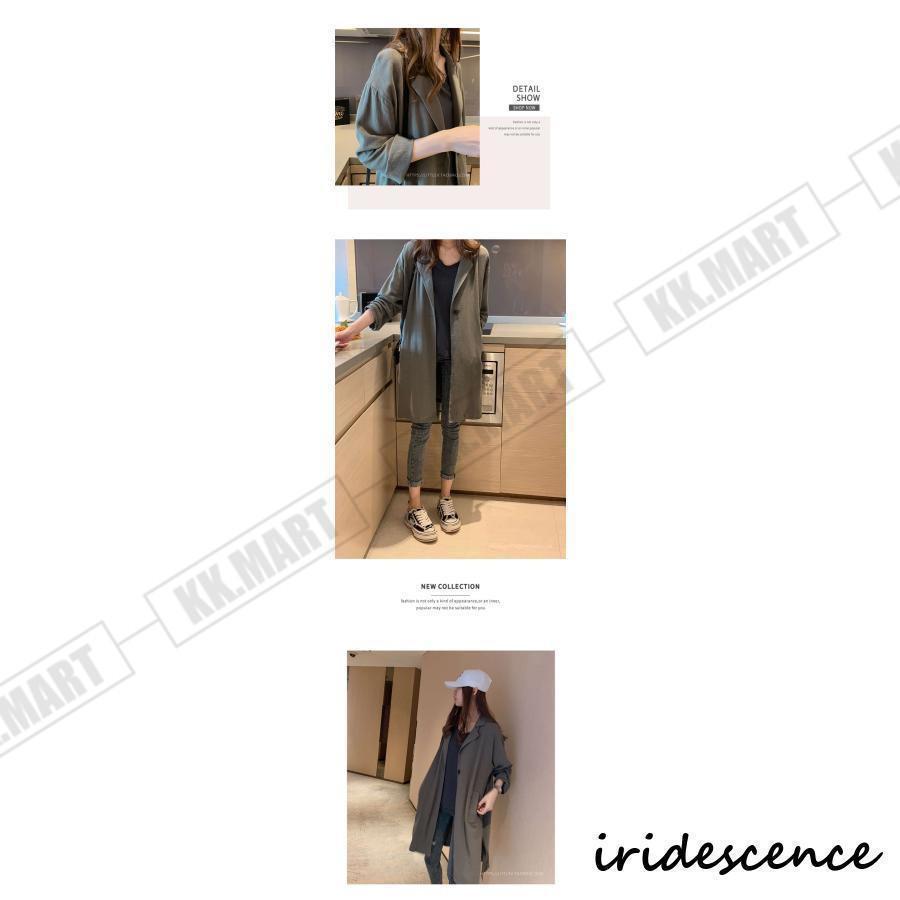 リネンジャケット ロングジャケット トレンチコート 羽織り 上着 コート ジャケット レディース ロング丈 春 秋 アウター ライトアウター アウター ロングコート