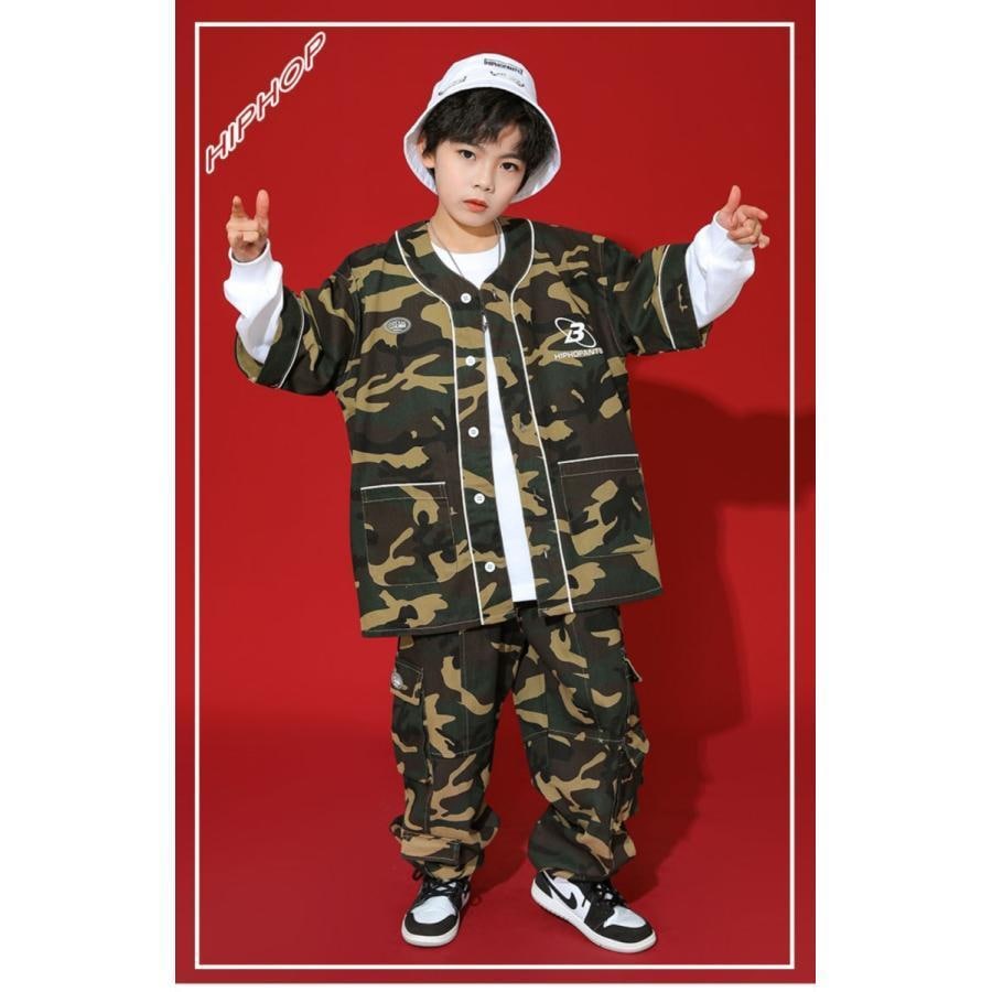 新しい子供用ダンスウェア ベースボールシャツ ダンス衣装 キッズ ヒップホップ ファッション セットアップ 派手 シャツ パンツ K-POP 韓国 迷彩 カモフラージュ 2枚購入で1724円OFF 新しい子供用ダンスウェア ベースボールシャツ ダンス衣装 キッズ ヒップホップ ファッション セットアップ 派手 シャツ パンツ K-POP 韓国 迷彩 カモフラージュ 2枚購入で1724円OFF