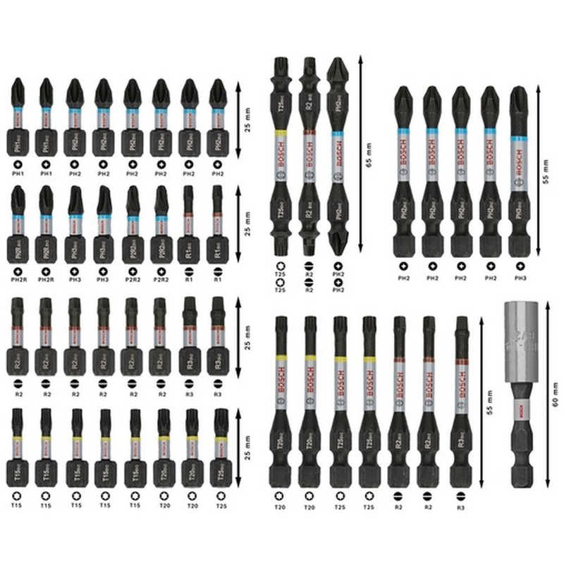BOSCH PROドライバービットセット 48本入り 2608521U88 BOSCH PROドライバービットセット 48本入り 2608521U88