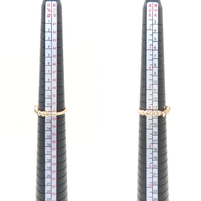 ダイヤモンド リング 指輪 ダイヤモンド0.108ct 12号 K18PG ピンクゴールド/293936【中古】 ダイヤモンド リング 指輪 ダイヤモンド0.108ct 12号 K18PG ピンクゴールド/293936【中古】