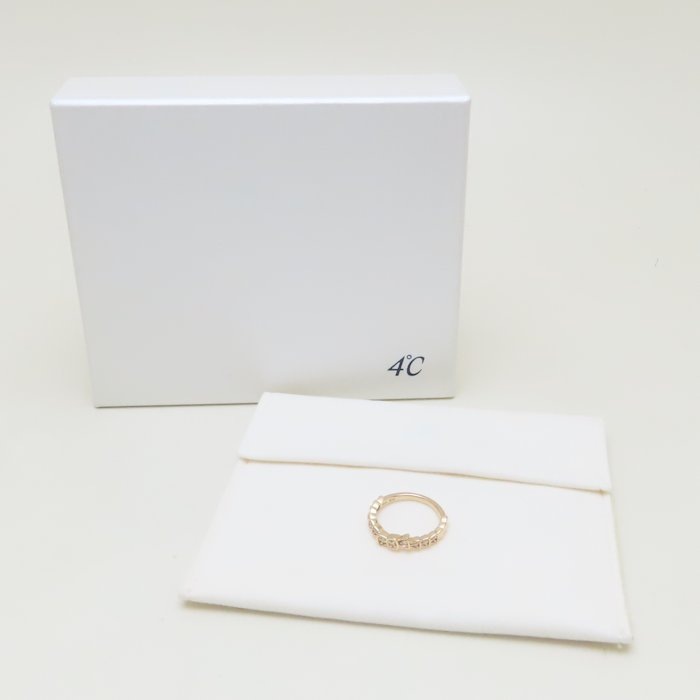 ダイヤモンド リング 指輪 ダイヤモンド0.108ct 12号 K18PG ピンクゴールド/293936【中古】 ダイヤモンド リング 指輪 ダイヤモンド0.108ct 12号 K18PG ピンクゴールド/293936【中古】