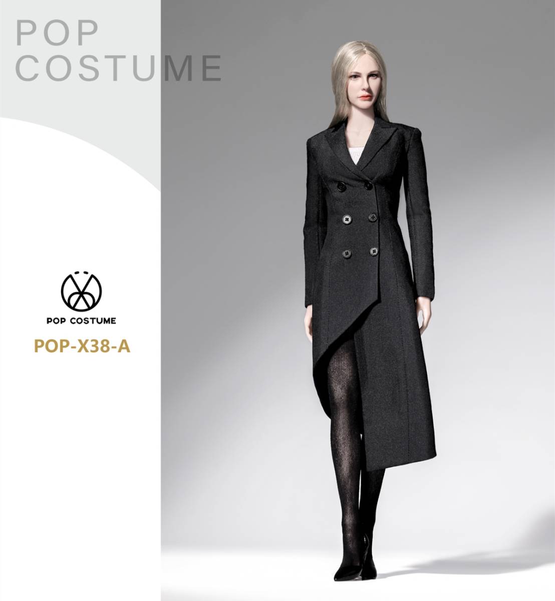 POP COSTUME 1/6 トレンチコート バラック.Ver 未開封新品 POP-X38A POP COSTUME 1/6 トレンチコート バラック.Ver 未開封新品 POP-X38A