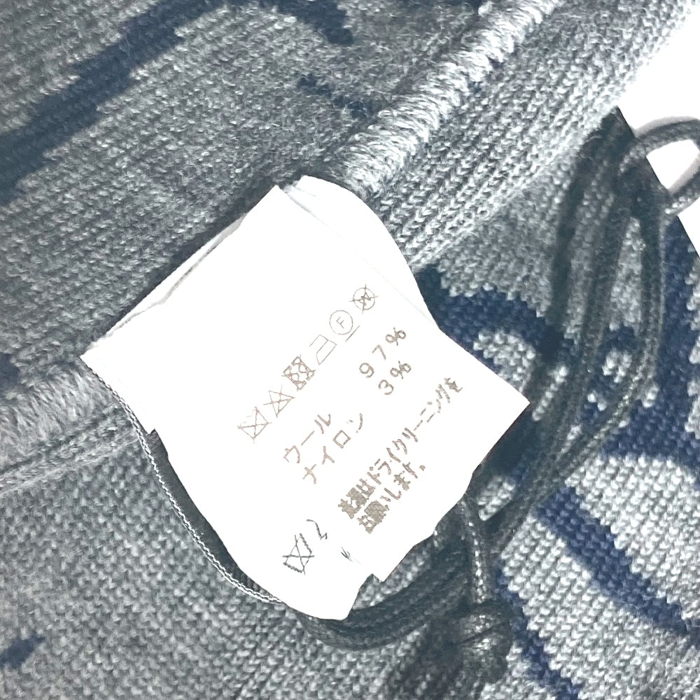 Berluti ベルルッティ ニット帽 カリグラフィ ビーニー 帽子 ニット帽 ニットキャップ ウール ネイビー