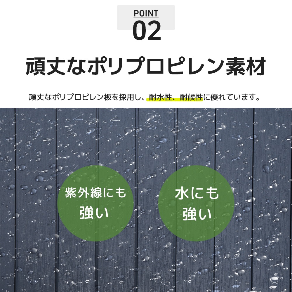 戸外収納庫 収納ボックス 置き配 ゴミ箱 小型 屋外 ストッカー 防水/耐侯 収納可能 ガーデン/庭/ベランダ 頑丈 ブラック
