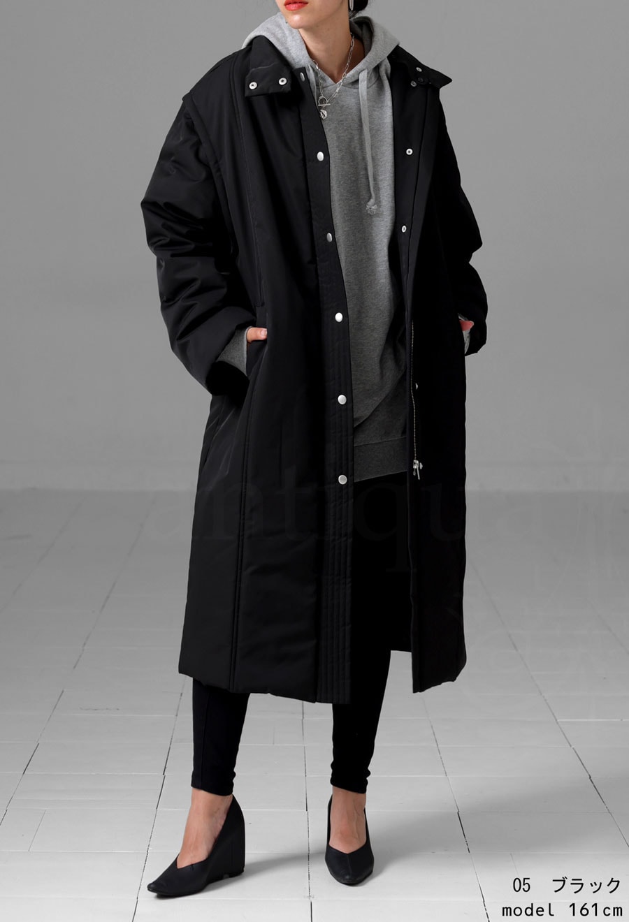 4WAY ロングコート コート レディース ロング ・メール便不可【249B】