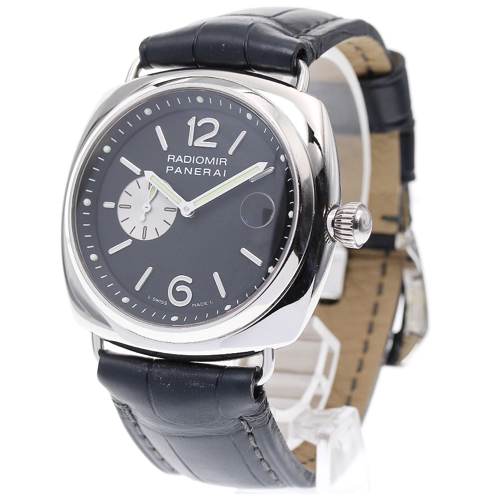 パネライ PANERAI PAM00141 ラジオミール デイト 自動巻き メンズ 箱・保証書付き_823958【中古】 パネライ PANERAI PAM00141 ラジオミール デイト 自動巻き メンズ 箱・保証書付き_823958【中古】