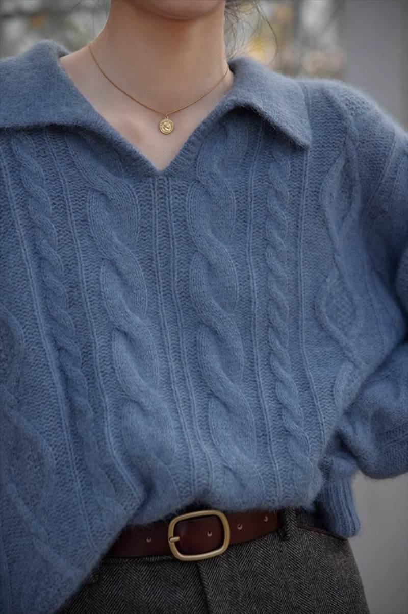 襟付き ケーブル編み ニットセーター レディース トップス ニット セーター プルオーバー 丈長 ドロップショルダー Vネック ポロカラー ケーブルニット かわいい 大人可愛い きれいめ シンプル カ 襟付き ケーブル編み ニットセーター レディース トップス ニット セーター プルオーバー 丈長 ドロップショルダー Vネック ポロカラー ケーブルニット かわいい 大人可愛い きれいめ シンプル カ