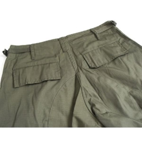アメリカ軍 BDU カーゴショートパンツ /迷彩服パンツ Sサイズ リップストップ オリーブ レプリカ アメリカ軍 BDU カーゴショートパンツ /迷彩服パンツ Sサイズ リップストップ オリーブ レプリカ