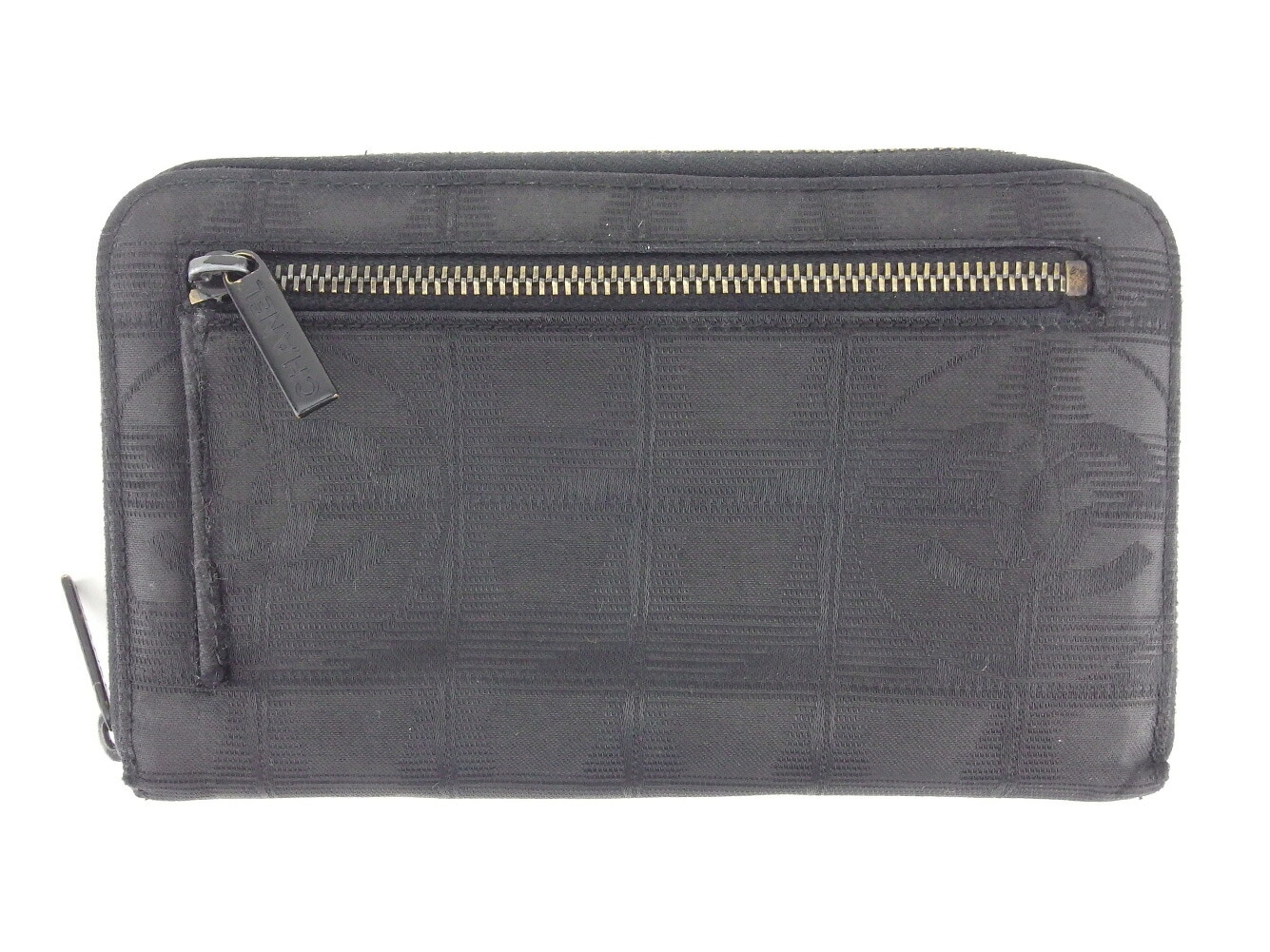 長財布 ラウンドファスナー 財布 ニュートラベルライン ブラック 中古