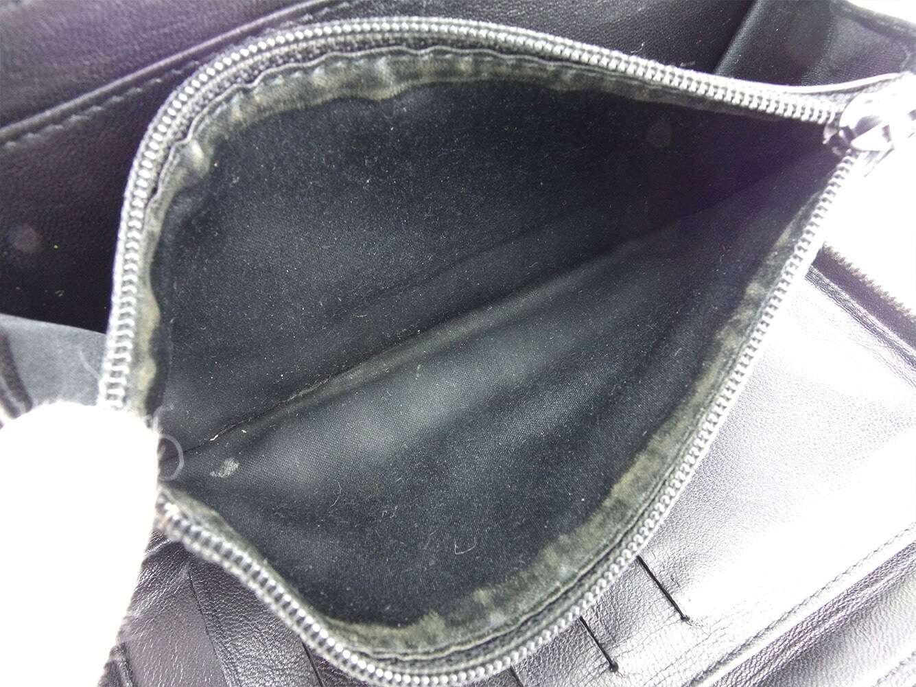 長財布 ラウンドファスナー 財布 ニュートラベルライン ブラック 中古