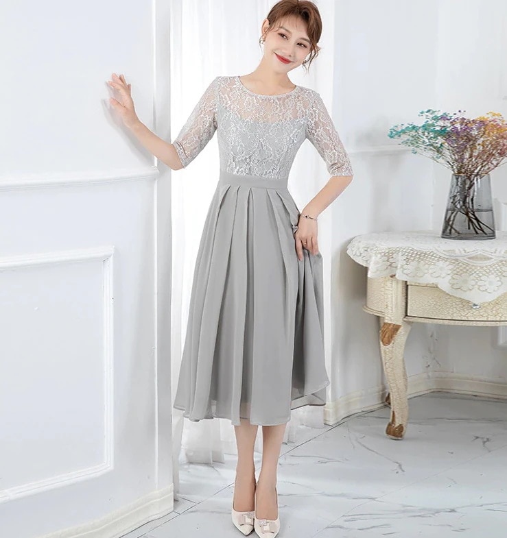 パーティードレス パーティードレス 結婚式 ワンピース ドレス 二次会 フォーマル 披露宴 膝丈 ひざ下 七分袖 20代30代40代50代 謝恩会 二次会 演奏会 パーティードレス パーティードレス 結婚式 ワンピース ドレス 二次会 フォーマル 披露宴 膝丈 ひざ下 七分袖 20代30代40代50代 謝恩会 二次会 演奏会