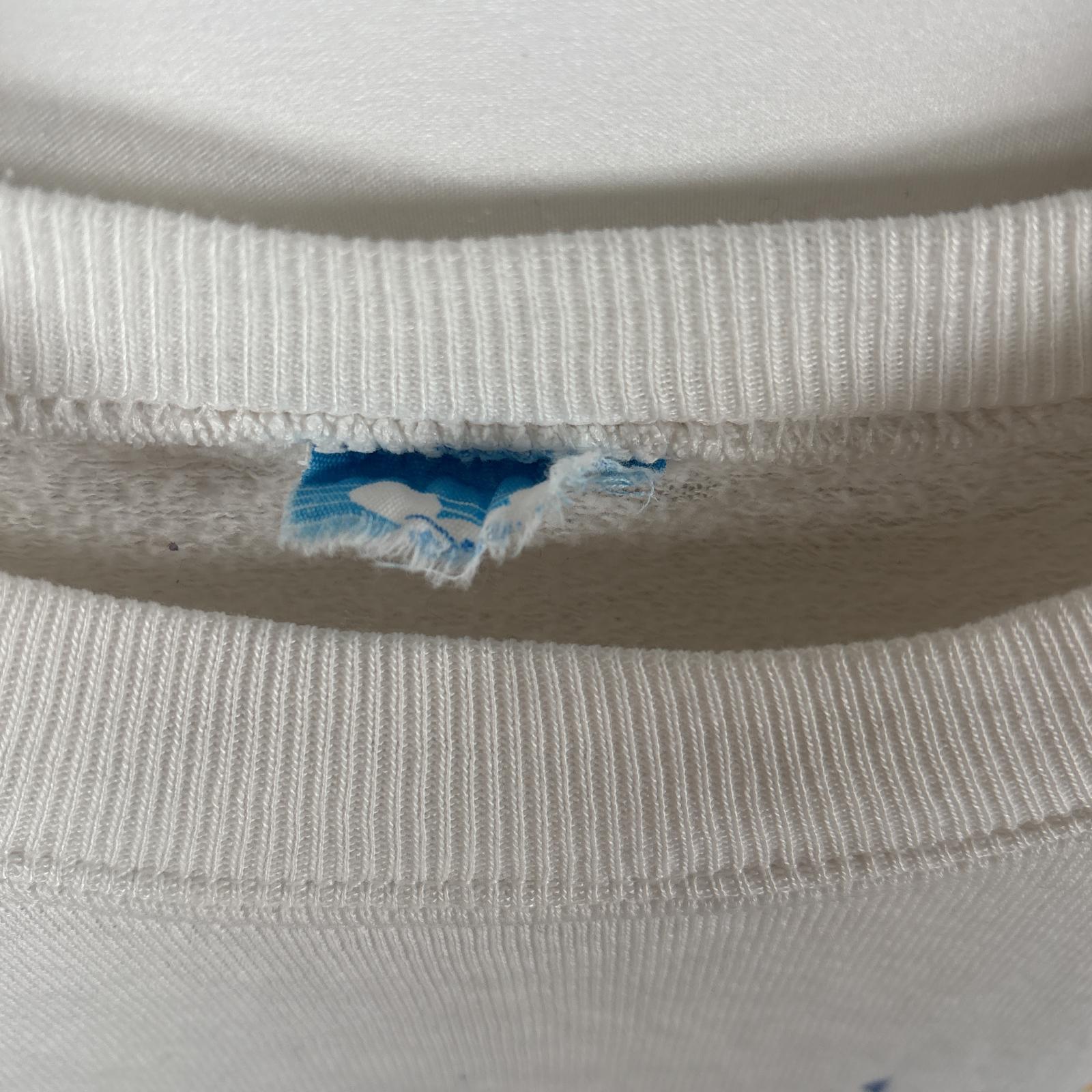 古着 スウェット ミッキーマウス クルーネック ラバープリント ラグラン ホワイト メンズ 古着 スウェット ミッキーマウス クルーネック ラバープリント ラグラン ホワイト メンズ