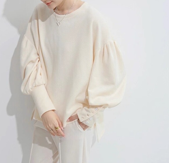 レディース トップス トレーナー 大人可愛い きれいめ シンプル カジュアル 上品 おしゃれ かっこいい レトロ アジアン エスニック エキゾチック こなれ感 ラフ メンズライク マニッシュ