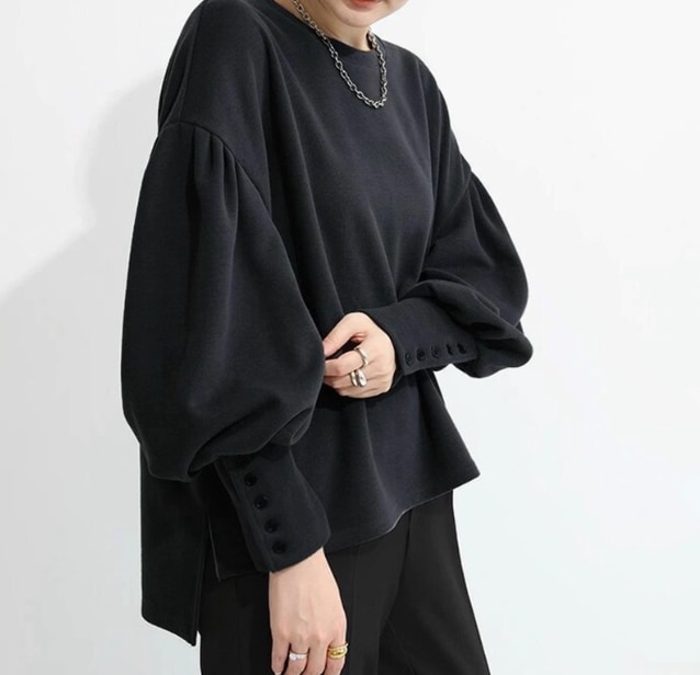 レディース トップス トレーナー 大人可愛い きれいめ シンプル カジュアル 上品 おしゃれ かっこいい レトロ アジアン エスニック エキゾチック こなれ感 ラフ メンズライク マニッシュ