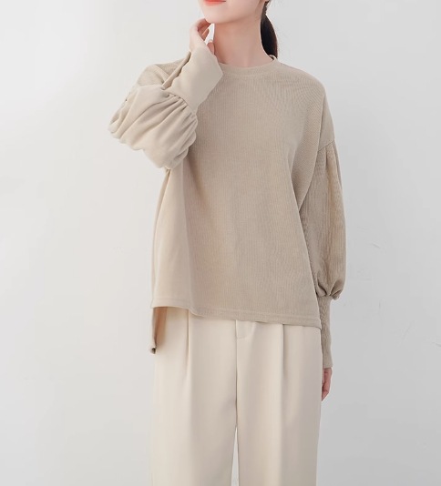 レディース トップス トレーナー 大人可愛い きれいめ シンプル カジュアル 上品 おしゃれ かっこいい レトロ アジアン エスニック エキゾチック こなれ感 ラフ メンズライク マニッシュ