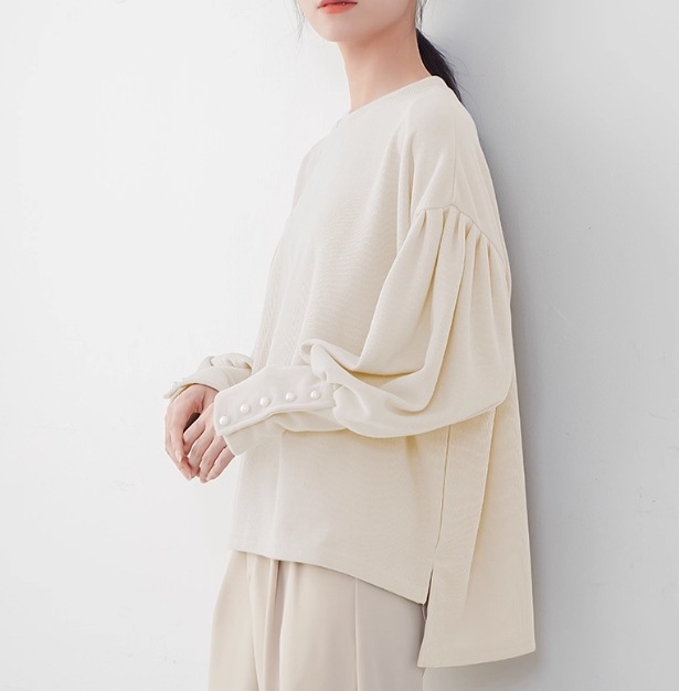 レディース トップス トレーナー 大人可愛い きれいめ シンプル カジュアル 上品 おしゃれ かっこいい レトロ アジアン エスニック エキゾチック こなれ感 ラフ メンズライク マニッシュ