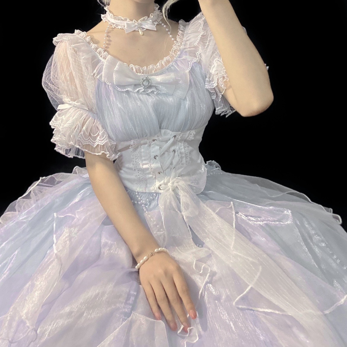 正規品デザインマンフィッシュ嘘lolitaロリータ半袖洋服ワンピース正規品 正規品デザインマンフィッシュ嘘lolitaロリータ半袖洋服ワンピース正規品